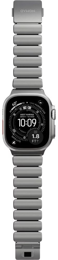 Ремінець Nomad for Apple Watch 46/49mm - Stratos Natural Hardware Black (NM014421858)