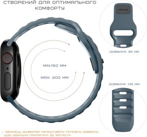 Ремінець Nomad for Apple Watch 46mm/49mm - Sport Band Marine Blue (NM01133285)