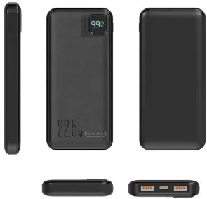 Фото: Батарея універсальна WUW Y137 10000mAh 22.5W Black № 2 | KTC