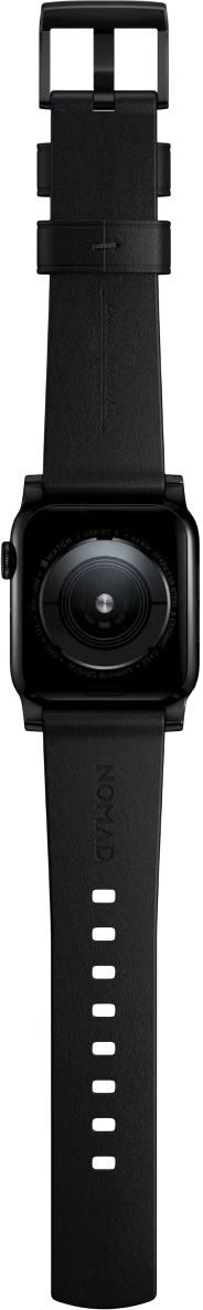 Ремінець Nomad for Apple Watch 46/49mm - Modern Leather Black Hardware Black (NM01198185)