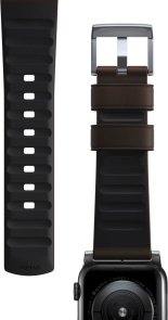 Ремінець Nomad for Apple Watch 46mm/49mm - Active Pro Silver Hardware Classic Brown (NM1A4MSNW0)