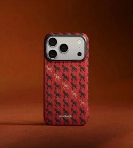 Фото: Чохол Pitaka for Apple iPhone 17 Pro - Edge Ultra-Slim Happiness Rides Maroon (HR1708P) № 6 | KTC