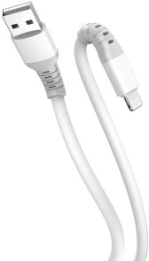 Кабель ColorWay 3A AM / Lightning 1m White (CW-CBUL093-WT)