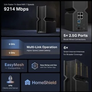 Фото: Wi-Fi Роутер TP-Link Archer BE550 № 5 | KTC