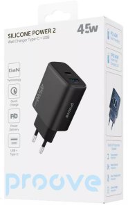 Зарядний пристрій Proove Silicone Power 2 45W Black (WCSP24110001)