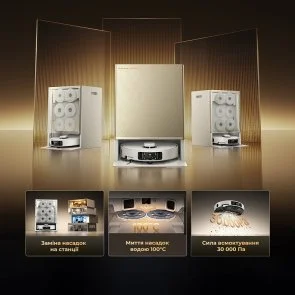 Фото: Робот-пилосос Dreame Bot Matrix 10 Pro Black (RLM61HE-Bl) № 10 | KTC