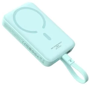 Фото: Батарея універсальна Baseus Magnetic Mini 30W 10000mAh Blue (P1002210B333-00) № 3 | KTC