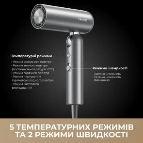 Фото: Фен Dreame Pocket Pro 5in1 Titanium (AHD51PRO_T5) № 6 | KTC