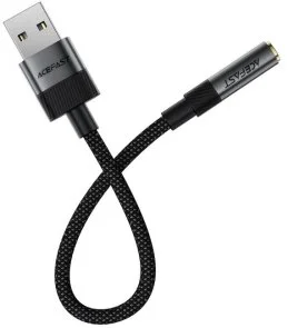 Фото: Перехідник Acefast J13 AM / Jack 3.5mm F 0.15m Black (6974316285298) № 4 | KTC