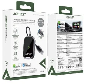 Фото: Адаптер Acefast QC1 CarPlay Wireless Adapter for Car Metal Gray (6974316285793) № 5 | KTC