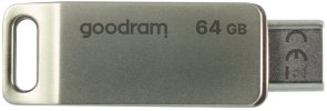 Флешка USB GOODRAM OTG ODA3 64GB Grey (ODA3-0640S0R11)