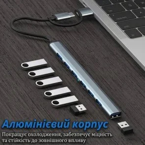 Фото: USB-хаб Dynamode 7 Ports (DM-UH-701AC) № 8 | KTC