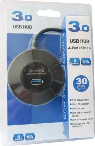 Фото: USB-хаб Maiwo KH304 Black (KH304-A) № 4 | KTC