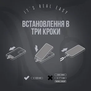 Фото: Ремінець для смартфона ArmorStandart Rope Black GlowWhite with Clear Holder (ARM86565) № 4 | KTC