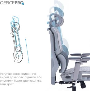 Фото: Крісло OfficePro Unity OC710G Grey № 13 | KTC
