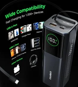 Фото: Батарея універсальна Choetech B1012 20000mAh 100W Black № 5 | KTC