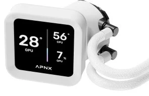 Фото: Система рідинного охолодження APNX LC1-D 360 White (APLA-SV36117.21) № 7 | KTC