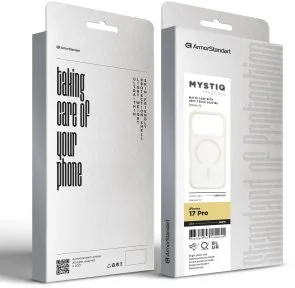 Фото: Чохол ArmorStandart for Apple iPhone 17 Pro - Mystiq MagCase White (ARM91603) № 3 | KTC