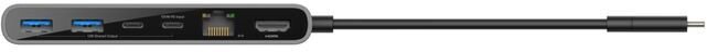 Хаб USB Type-C USB/Type-C/HDMI/SD/MicroSD/RJ45 Belkin Connect, Space Gray