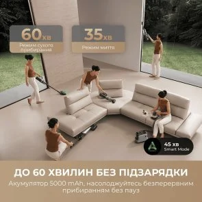 Фото: Ручний бездротовий пилосос Mova X4 Mix (HMV17A) № 10 | KTC