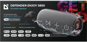 Фото: Портативна колонка Defender Enjoy S850 Black (65851) № 7 | KTC