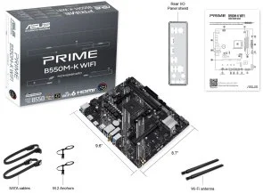 Фото: Материнська плата ASUS PRIME B550M-K WiFi № 6 | KTC