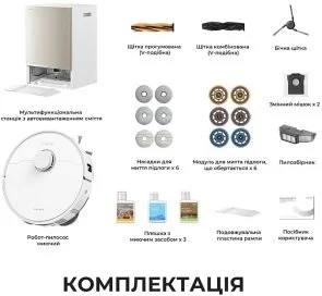 Фото: Робот-пилосос Dreame Bot Matrix 10 Pro White (RLM61HE-Wh) № 3 | KTC
