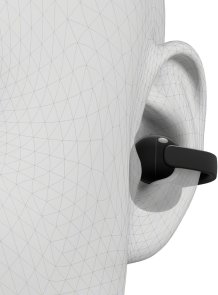 Гарнітура вкладиші Sony LinkBuds Clip TWS, Black