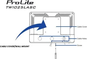 Фото: Інтерактивний дисплей iiyama ProLite TW1025LASC-B3PNR № 13 | KTC