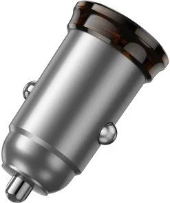 Фото: Автомобільний зарядний пристрій Hoco NZ16 Rigorous PD 30W Metal Gray (6942007644716) № 3 | KTC