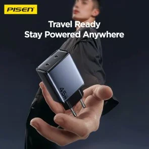 Фото: Зарядний пристрій Pisen BOLT Utility PD 45W Black (TP-C65) № 4 | KTC