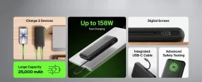 Фото: Батарея універсальна Belkin UltraCharge Pro Laptop 25000mAh 158W Black (BPB039hqBK) № 16 | KTC