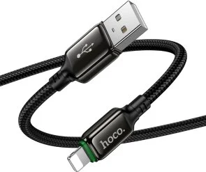 Фото: Кабель Hoco X127 Exceed 12W AM / Lightning 1m Black (6942007675598) № 3 | KTC