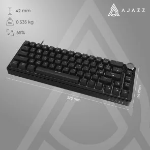 Фото: Клавіатура Ajazz AK690 Peach Mist Switch Black (AK690-PM-B) № 18 | KTC