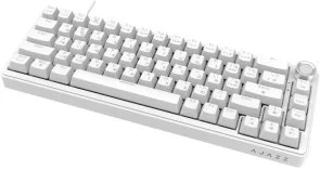 Фото: Клавіатура Ajazz AK690 Peach Mist Switch White (AK690-PM-W) № 4 | KTC