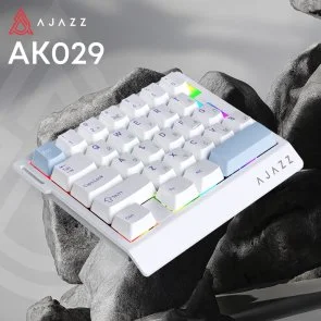 Фото: Клавіатура Ajazz AK029 Ice lsland Magnetic Switch USB White/Blue (AK029-I-WB) № 6 | KTC