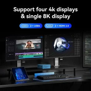 Фото: Персональний комп'ютер GEEKOM IT12 (GMIT12I312300HE-16512-EU) - Intel Core i3 12300HE / 16 ГБ DDR4 / PCI-E SSD 512 ГБ / Intel / Intel UHD Graphics, UMA / 120 Вт № 3 | KTC