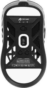 Фото: Миша Attack Shark R2 WL/BT/USB Silver Gray (R2SGR_AS) № 5 | KTC