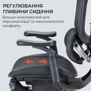 Фото: Крісло SIHOO C300 Lite V2 with footrest White (C300-LITE-V2-B102-JT) № 14 | KTC