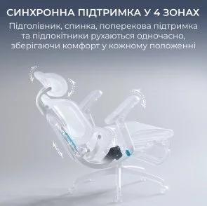 Фото: Крісло SIHOO C300 Pro V2 with footrest Black (C300-PRO-V2-B101-JT) № 10 | KTC