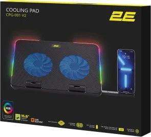 Фото: Підставка для ноутбука 2E Gaming CPG-001 V2 Black (2E-CPG-001V2) № 3 | KTC