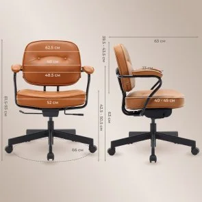 Фото: Крісло SIHOO L3C Vintage Brown (L3C-N201) № 15 | KTC