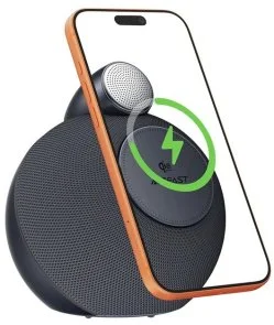 Фото: Портативна колонка Acefast K10 Air Speaker with Wireless Charger Metal Grey (6974316286417) № 3 | KTC