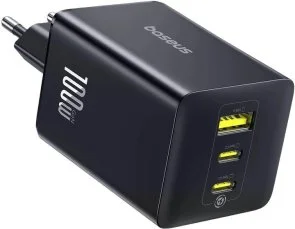 Фото: Зарядний пристрій Baseus 2C+U 100W Black (P10182102123-00) № 2 | KTC