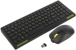 Фото: Комплект клавіатура+миша Maxxter KMS-WCM-04B-UA Wireless Black № 4 | KTC