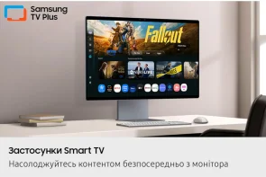 Фото: Монітор Samsung Smart M90SF Monitor (LS32FM902SZXUA) - 32" OLED / 3840×2160 / 165 Гц / AMD FreeSync Premium Pro, Nvidia G-Sync / Pivot / HAS № 12 | KTC