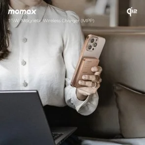 Фото: Батарея універсальна Momax 1-Power Q.Pass 5000mAh 20W / Qi 15W Titanium (IP129Q2L) № 8 | KTC