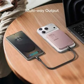 Фото: Батарея універсальна Momax Q.MAG X 5000mAh 20W / Qi 15W Orange (IP116AM) № 15 | KTC