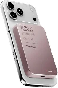 Фото: Батарея універсальна Momax Q.MAG X1 10000mAh 20W / Qi 15W Pink (IP117AP) № 3 | KTC