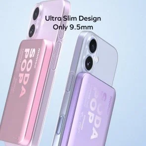 Фото: Батарея універсальна Momax 1-Power Pass 10000mAh 20W / Qi 15W Purple (IP166U) № 11 | KTC